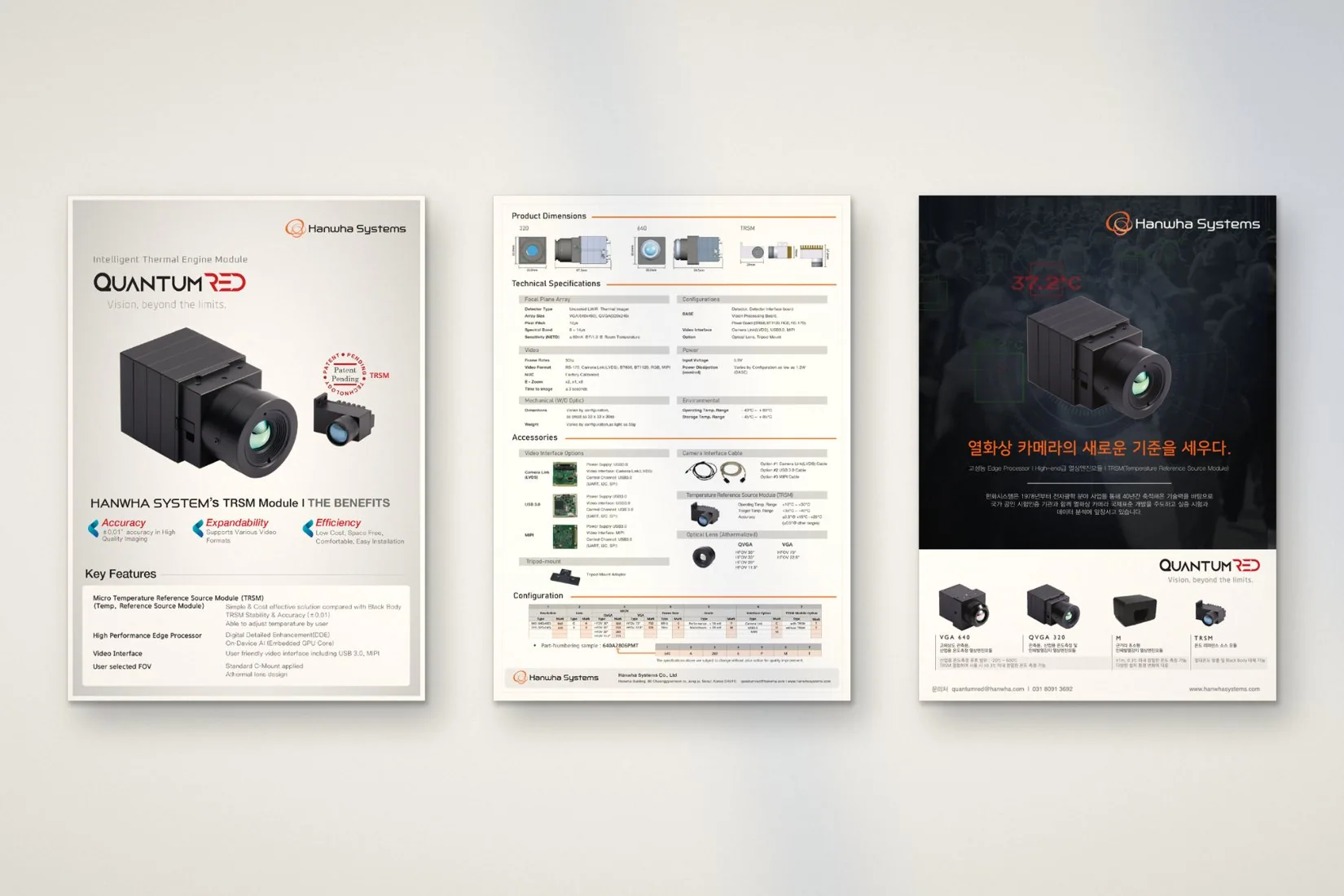 Product sheets & advertising mockup